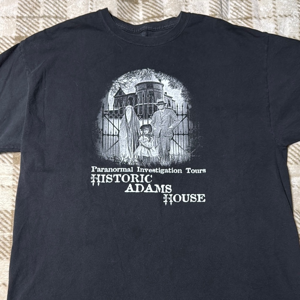 Historic Adams House Black T-Shirt
